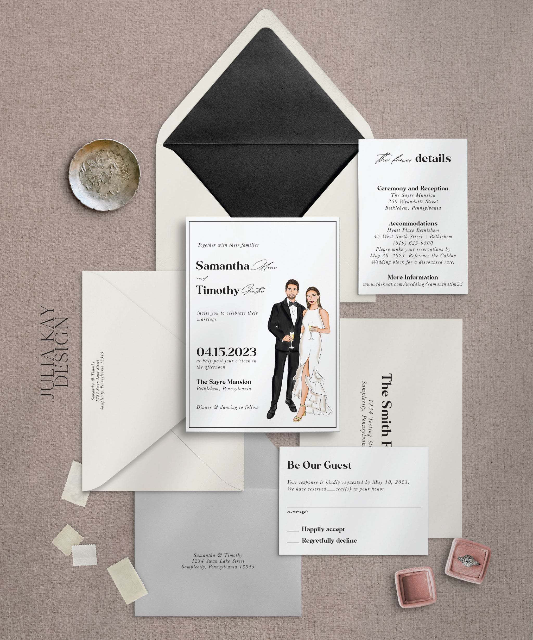 Hand Illustrated Invitations