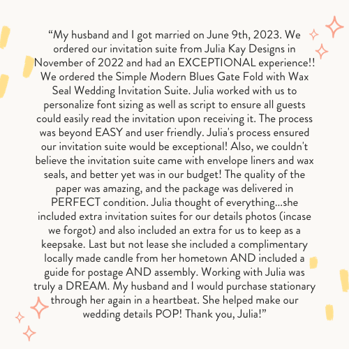 Blushing Bold Wedding Invitation Set