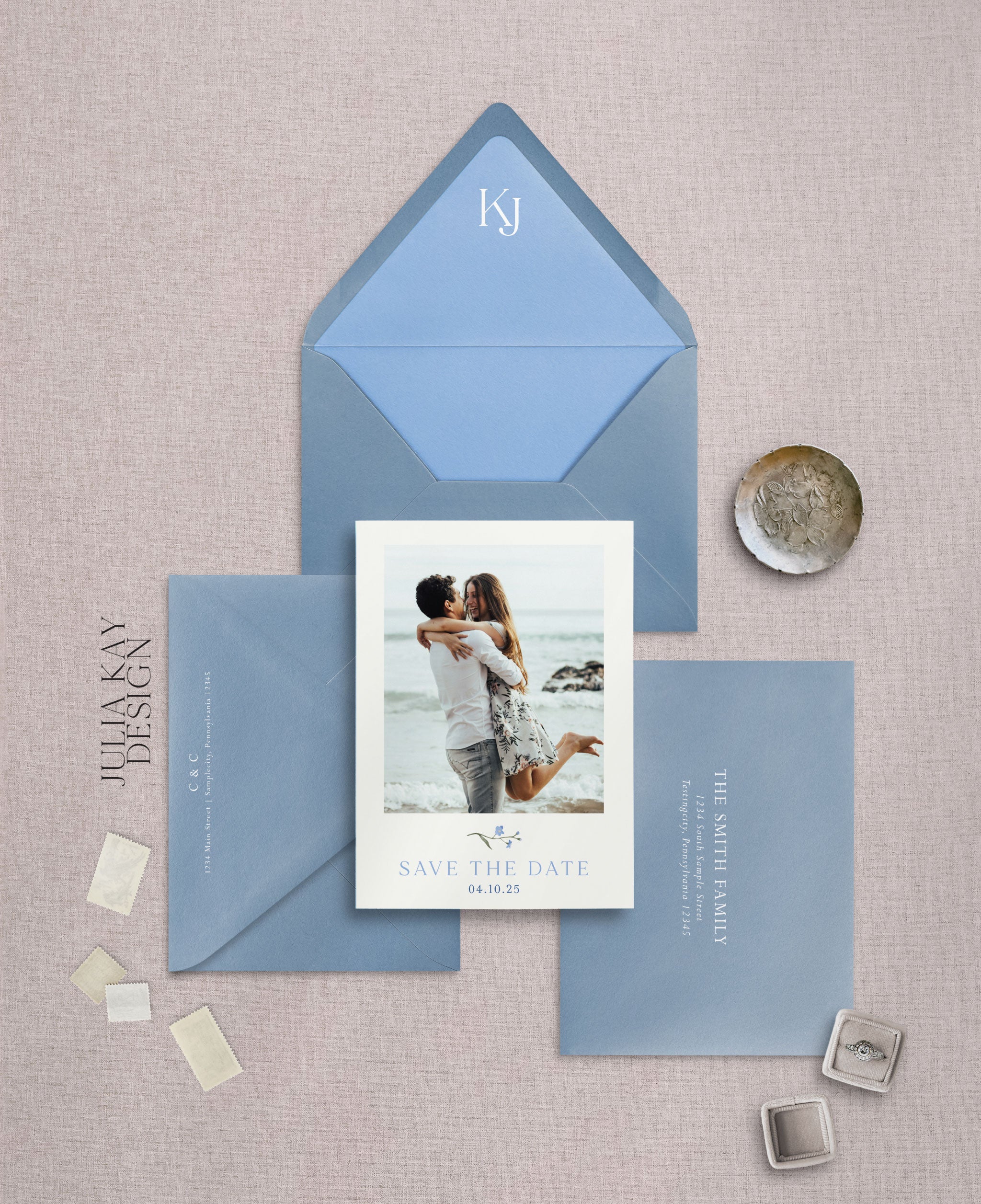 Modern Spring Save the Dates