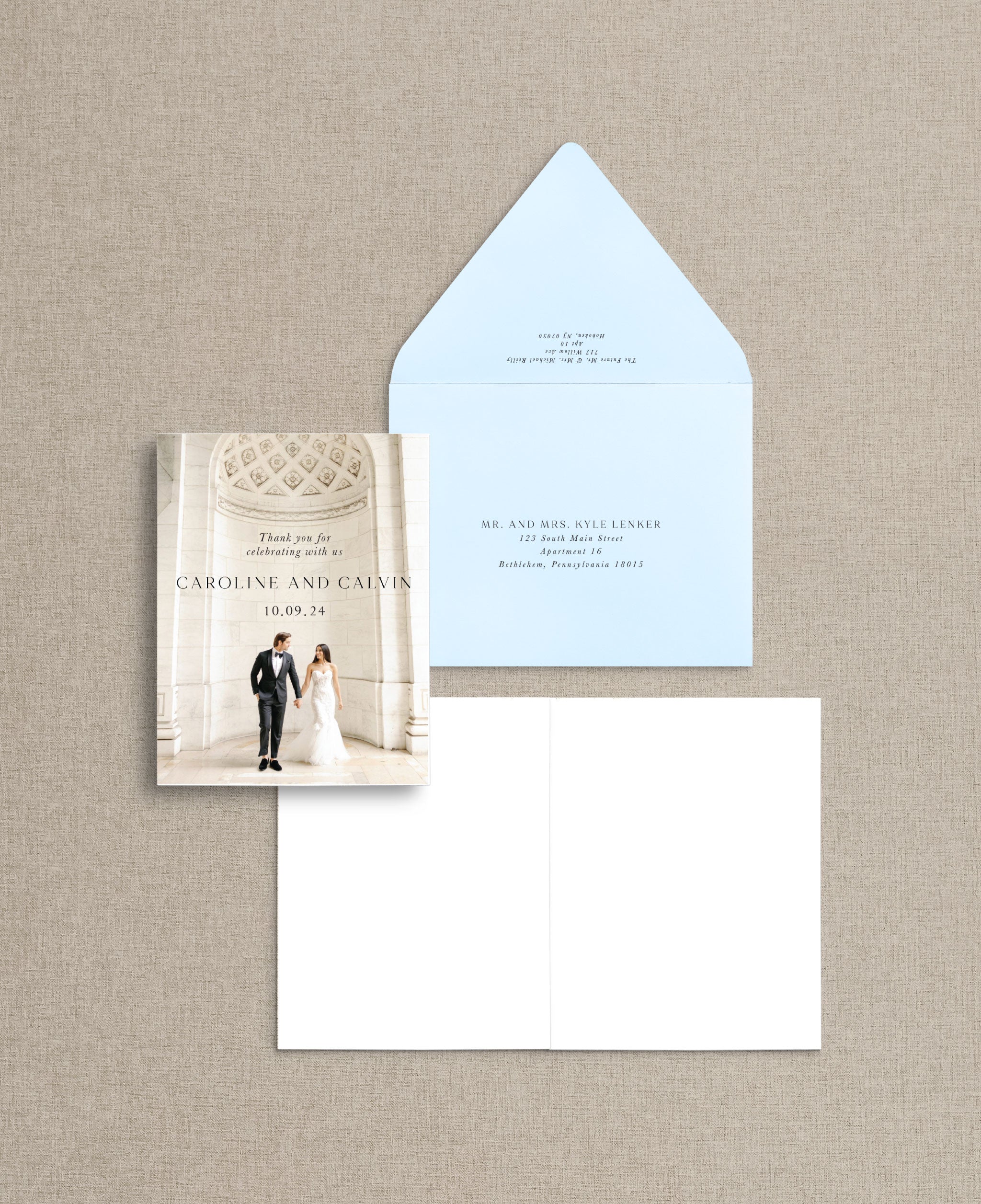Modern Spring Thank You Cards