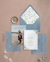 Spring Scalloped Save the Dates