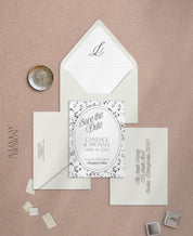 Slate and Silk Save the Dates
