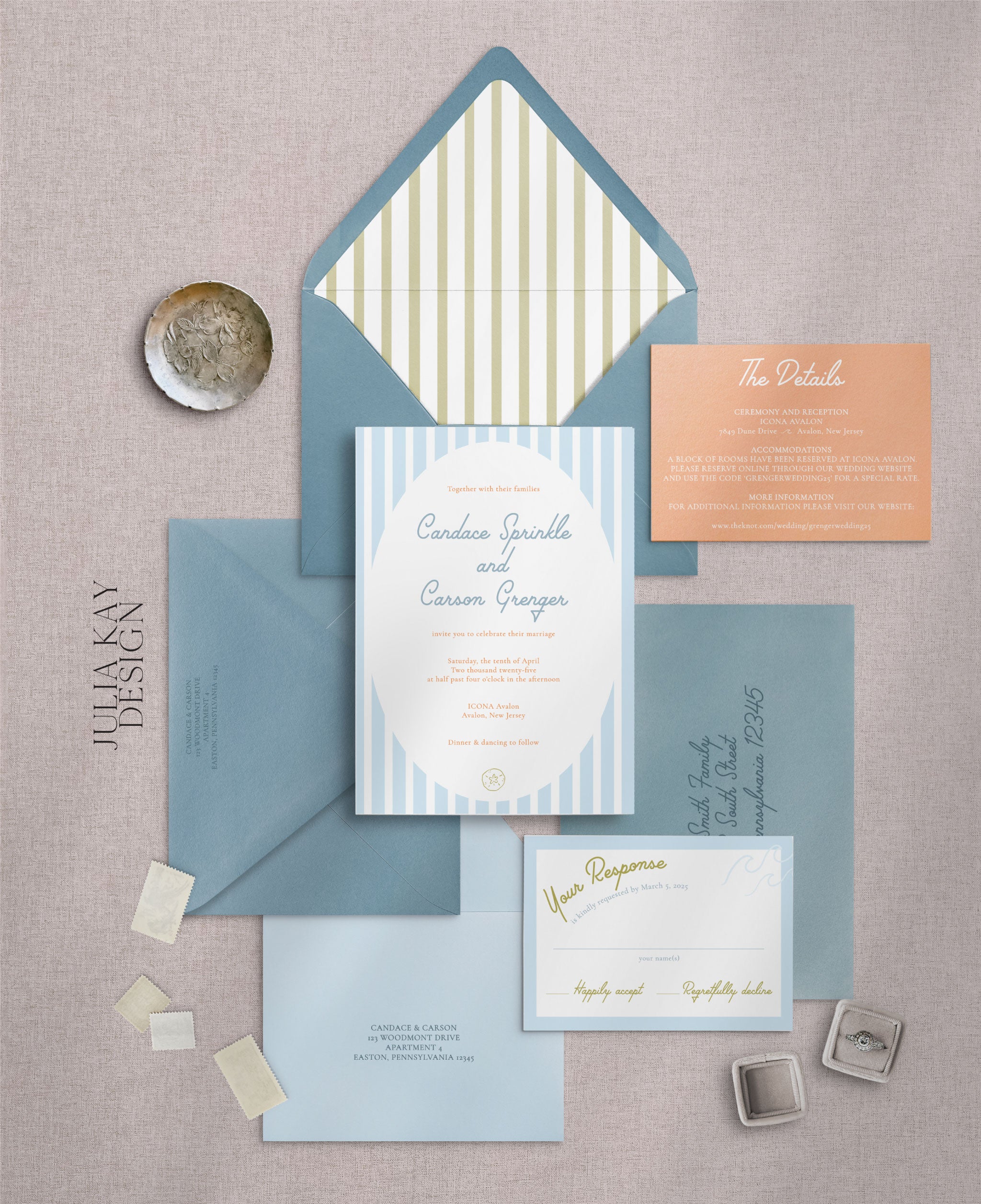 Palm Springs Wedding Invitation Set