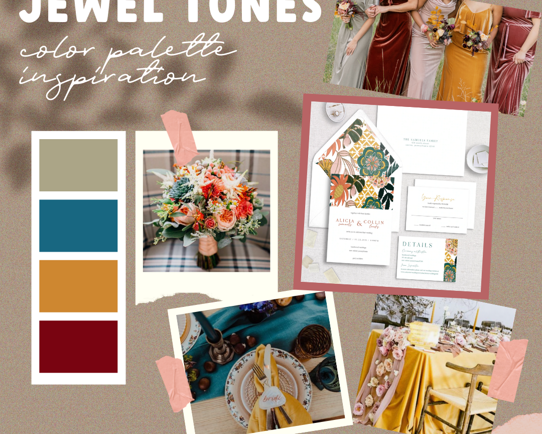 Jewel Tones Wedding Inspiration