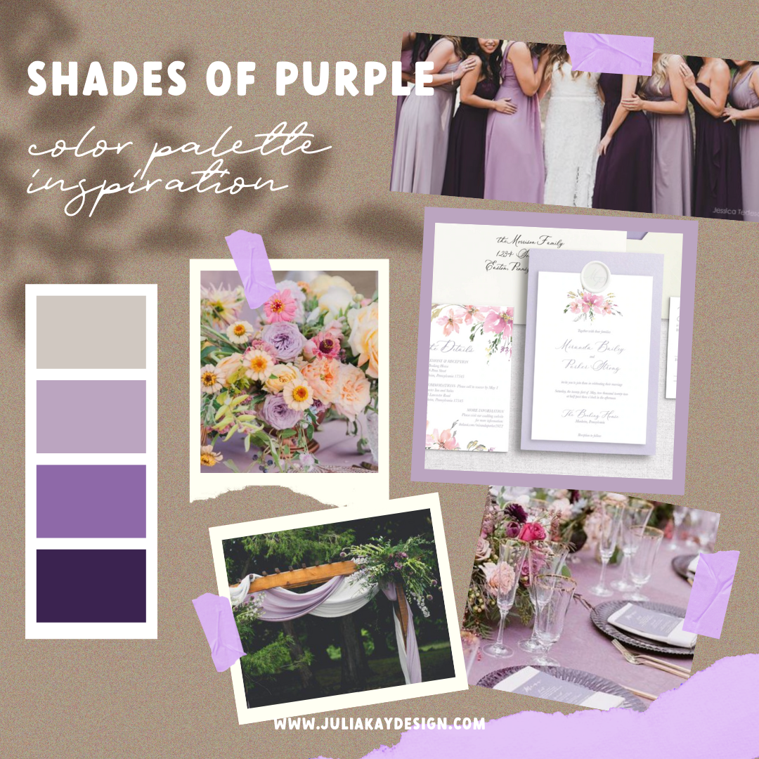 Shades of Purple Wedding Inspiration