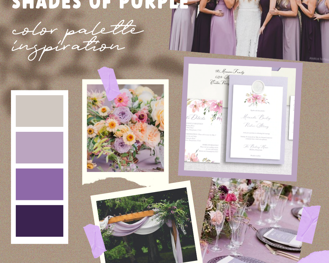 Shades of Purple Wedding Inspiration