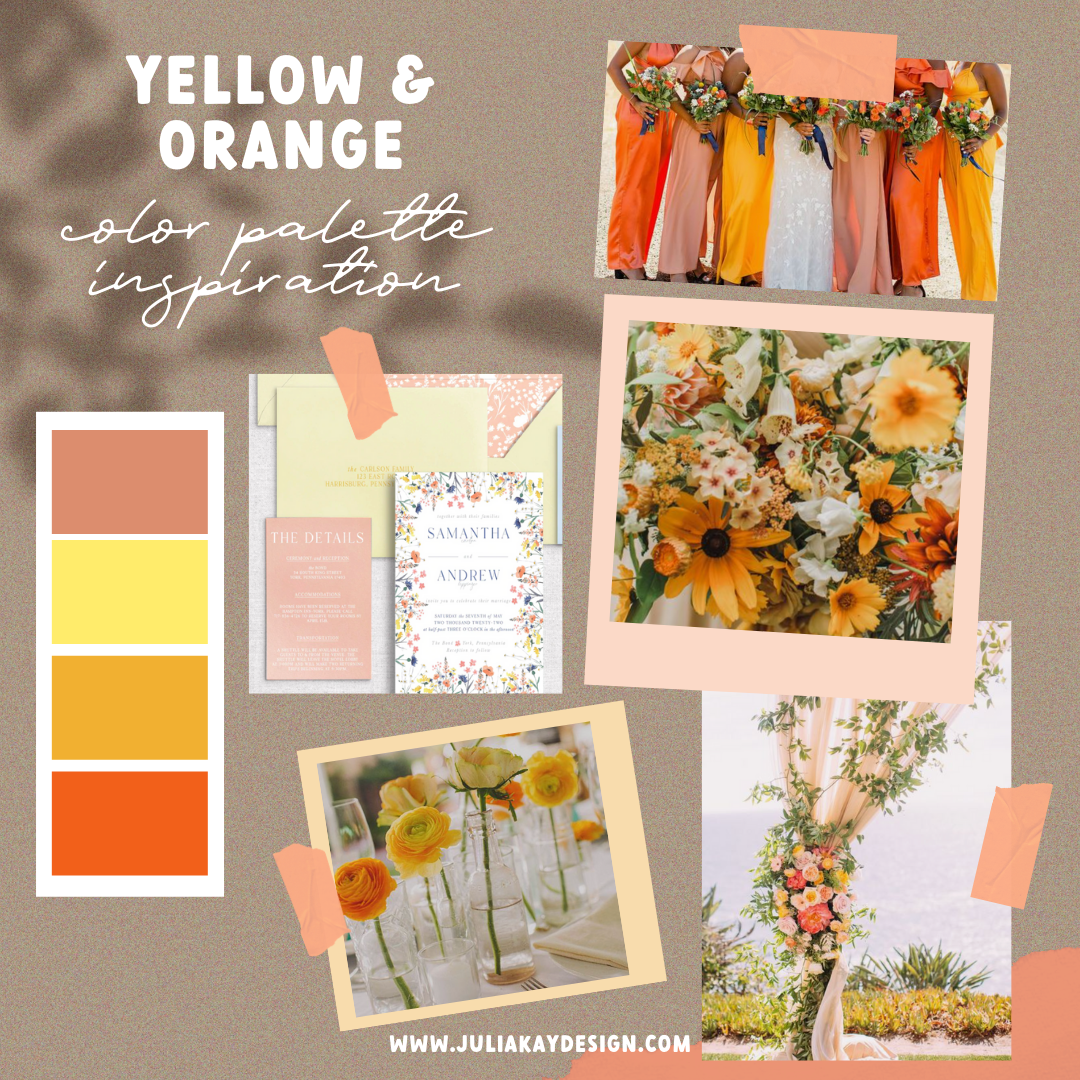 Yellow & Orange Wedding Inspiration