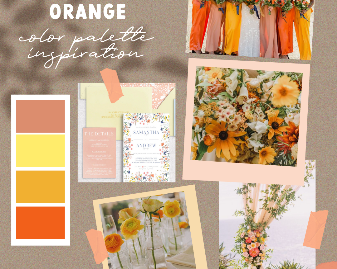 Yellow & Orange Wedding Inspiration