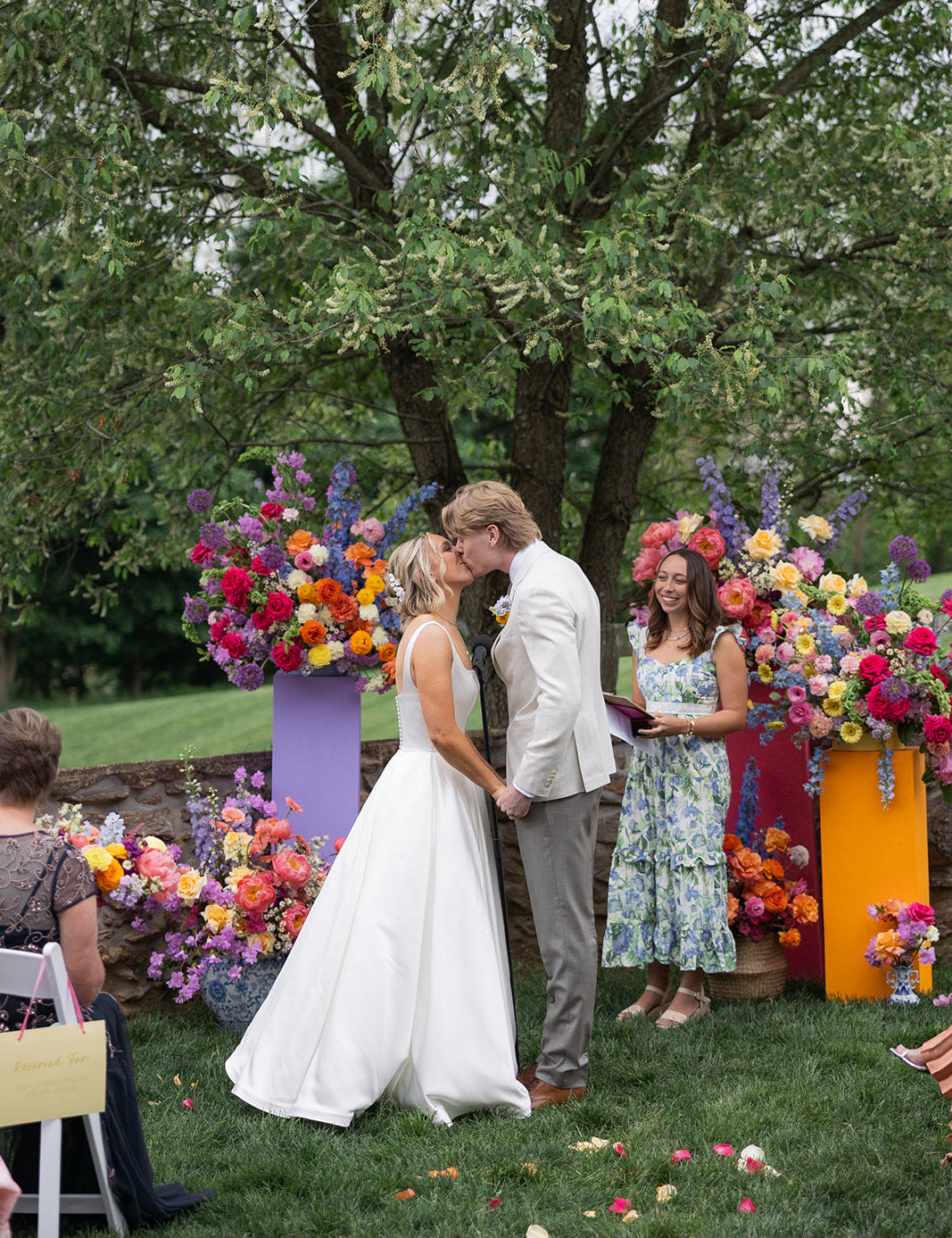 How We Designed a Colorful Barn Wedding That Felt Like Us