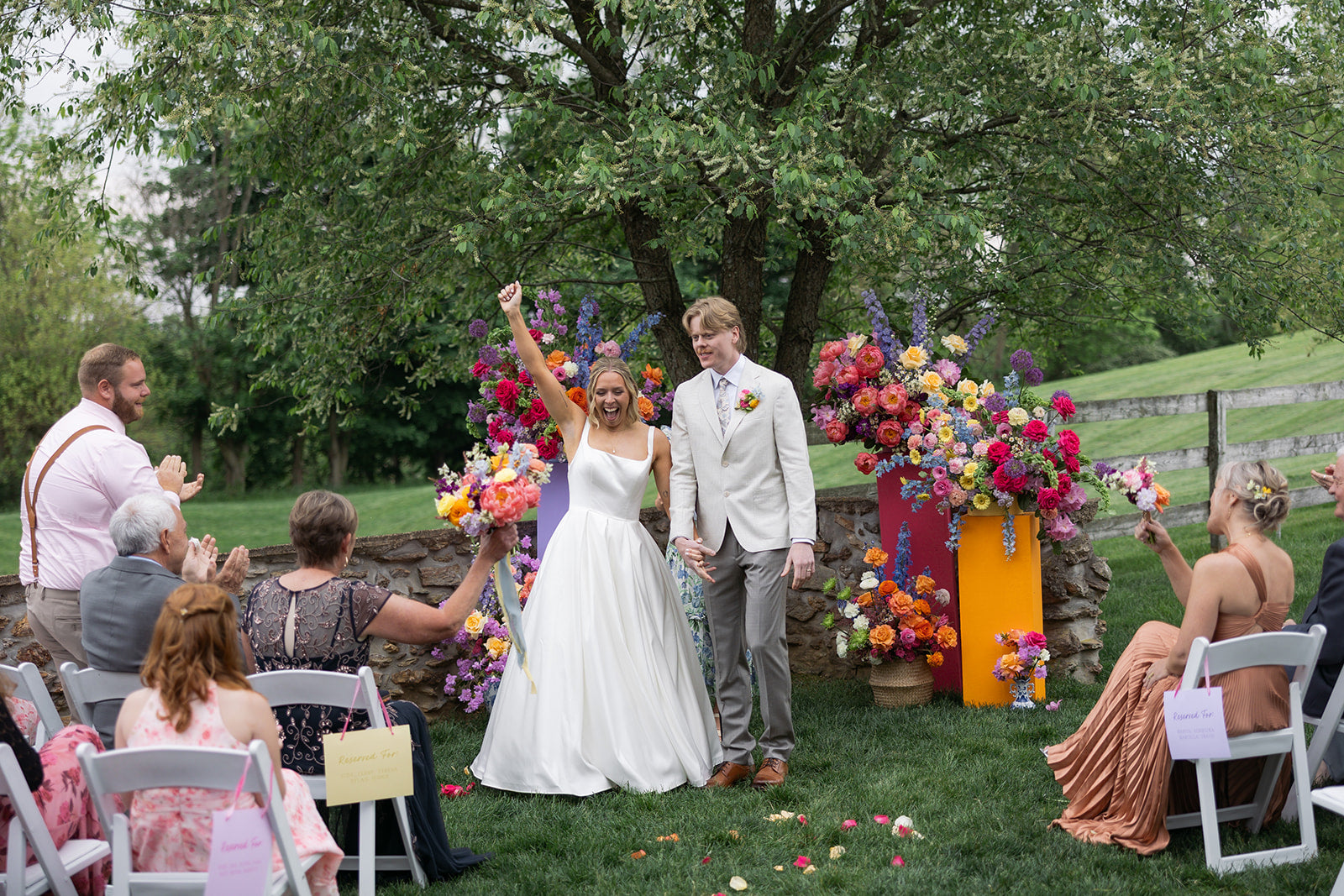 A Joyful Spring Wedding Filled with Color, Personality, and Paper That Told the Story