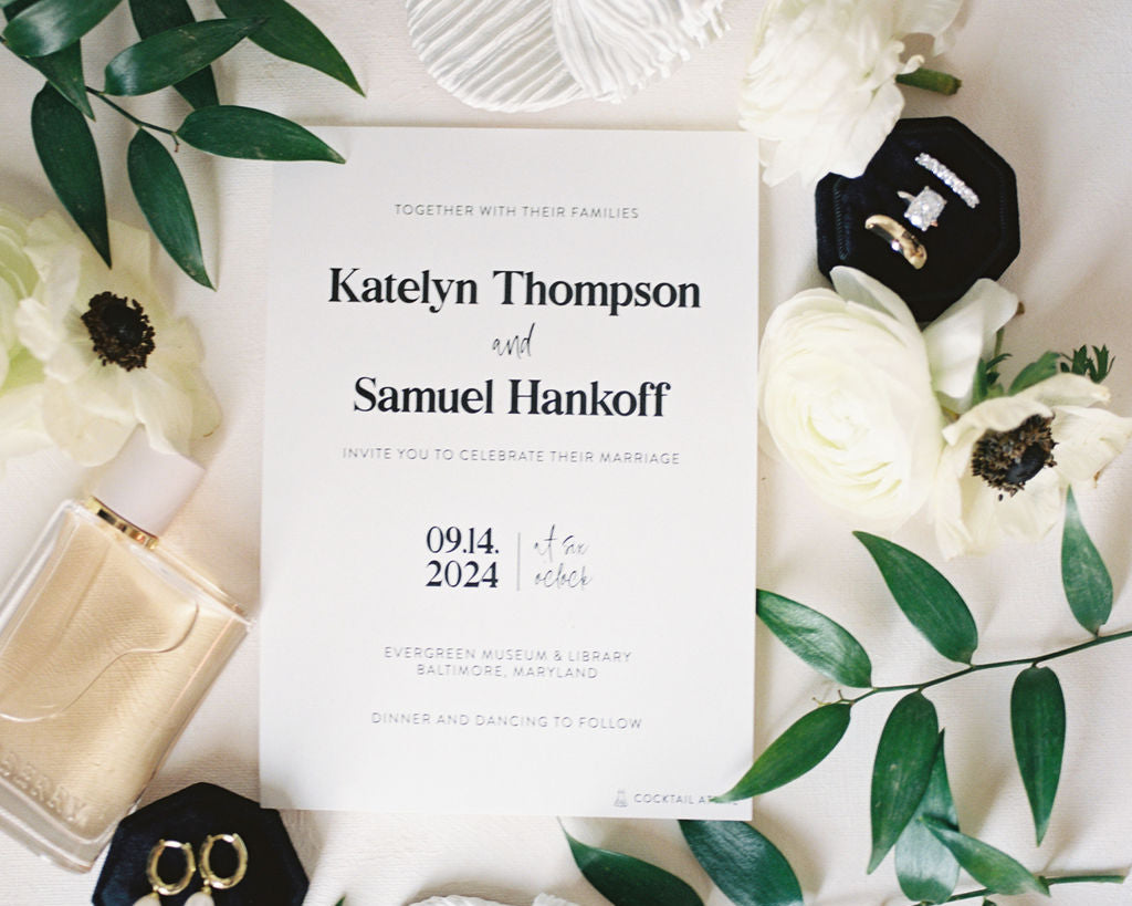 Small Business Saturday Sale: 10% Off Semi-Custom Wedding Invitations at Julia Kay Design