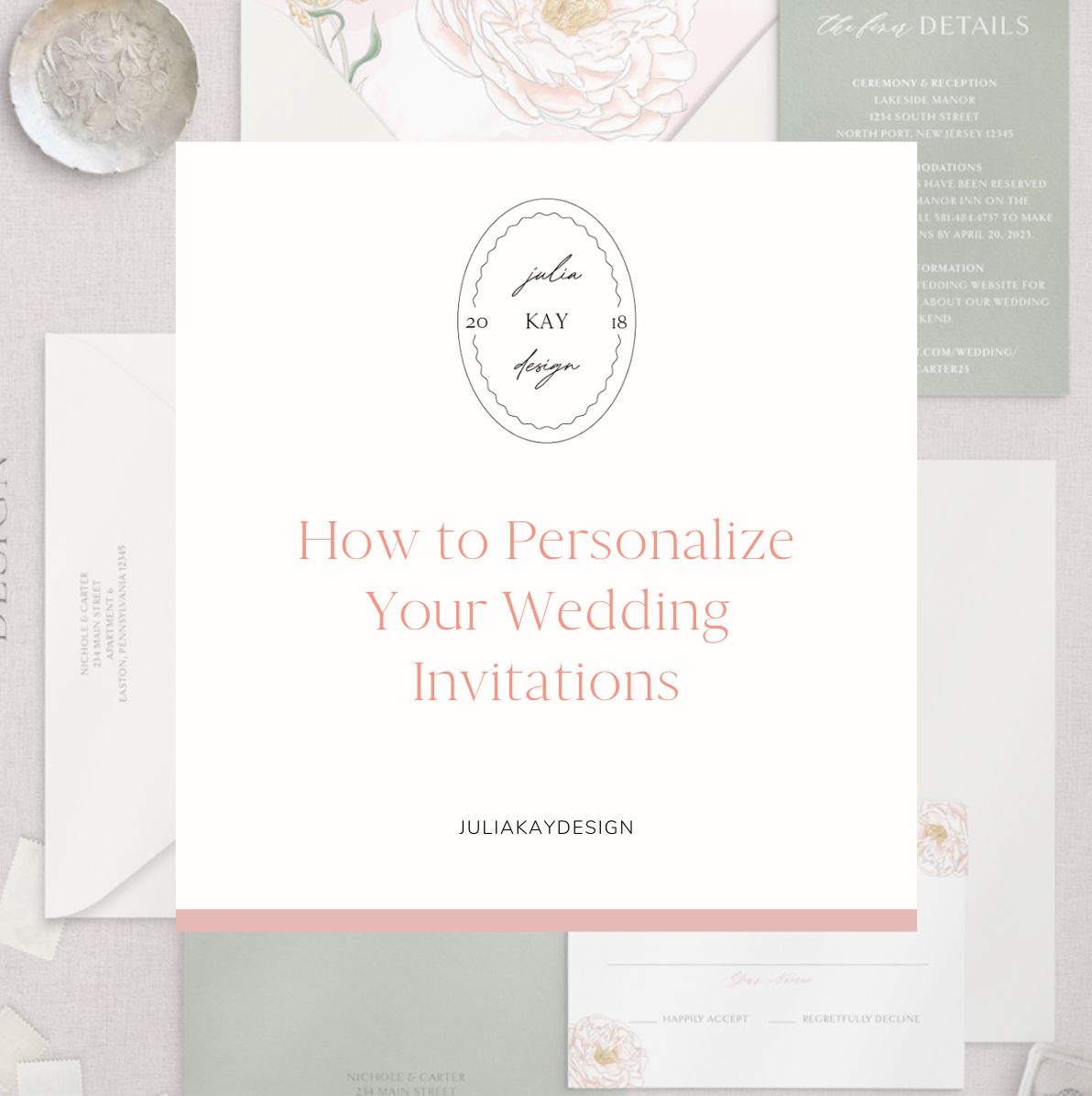 How to Personalize Your Wedding Invitations
