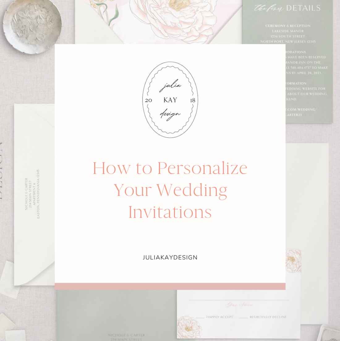How to Personalize Your Wedding Invitations