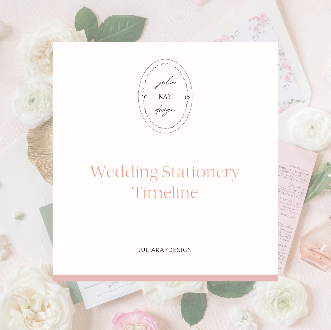 Wedding Stationery Timeline + Day-of Paper Goods List