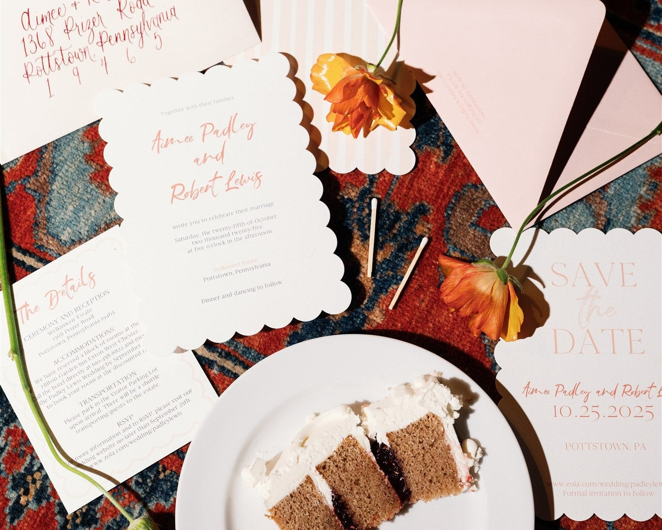 How to Create a Cohesive Day-Of Stationery Collection