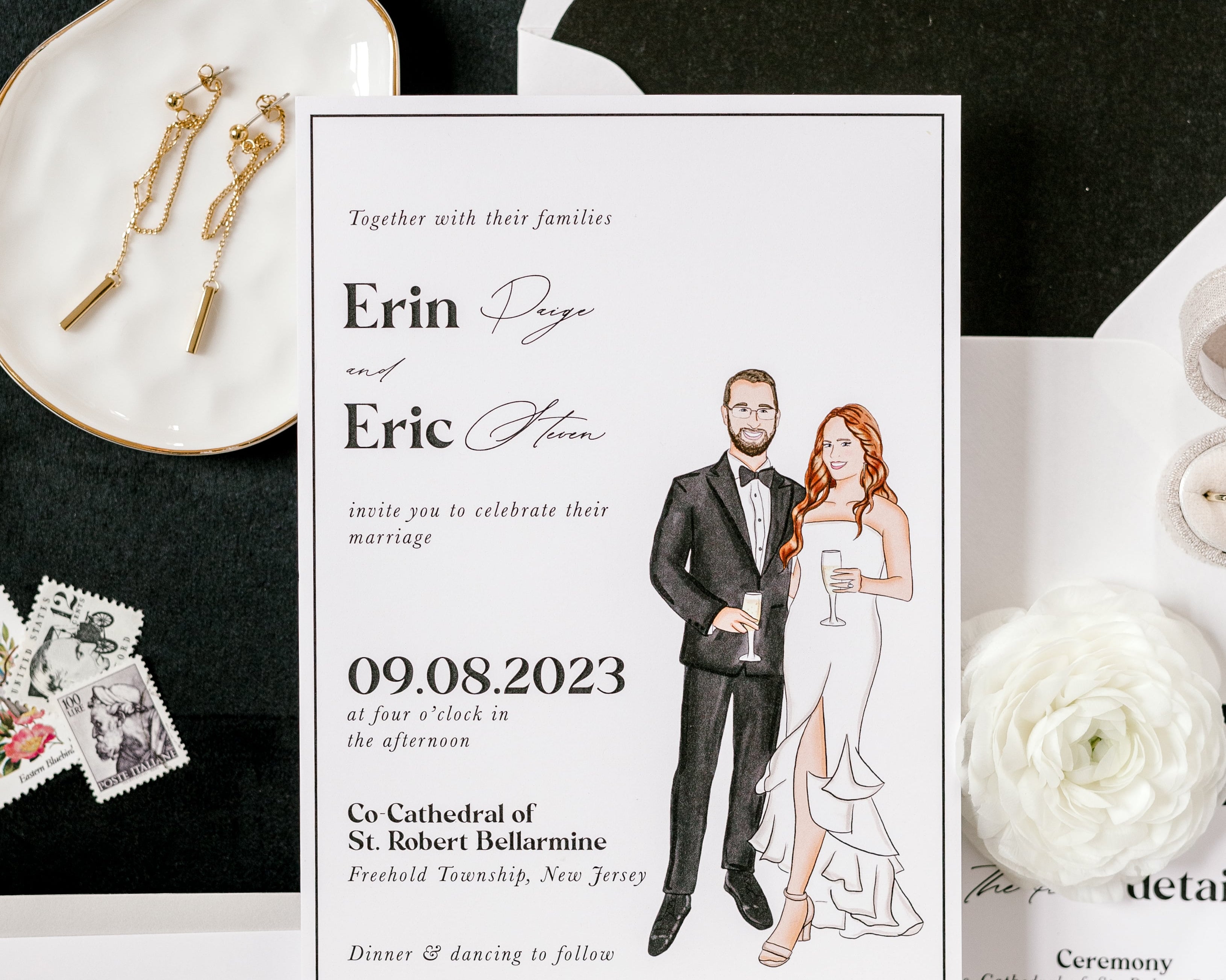 2025 Black and White Wedding Inspiration