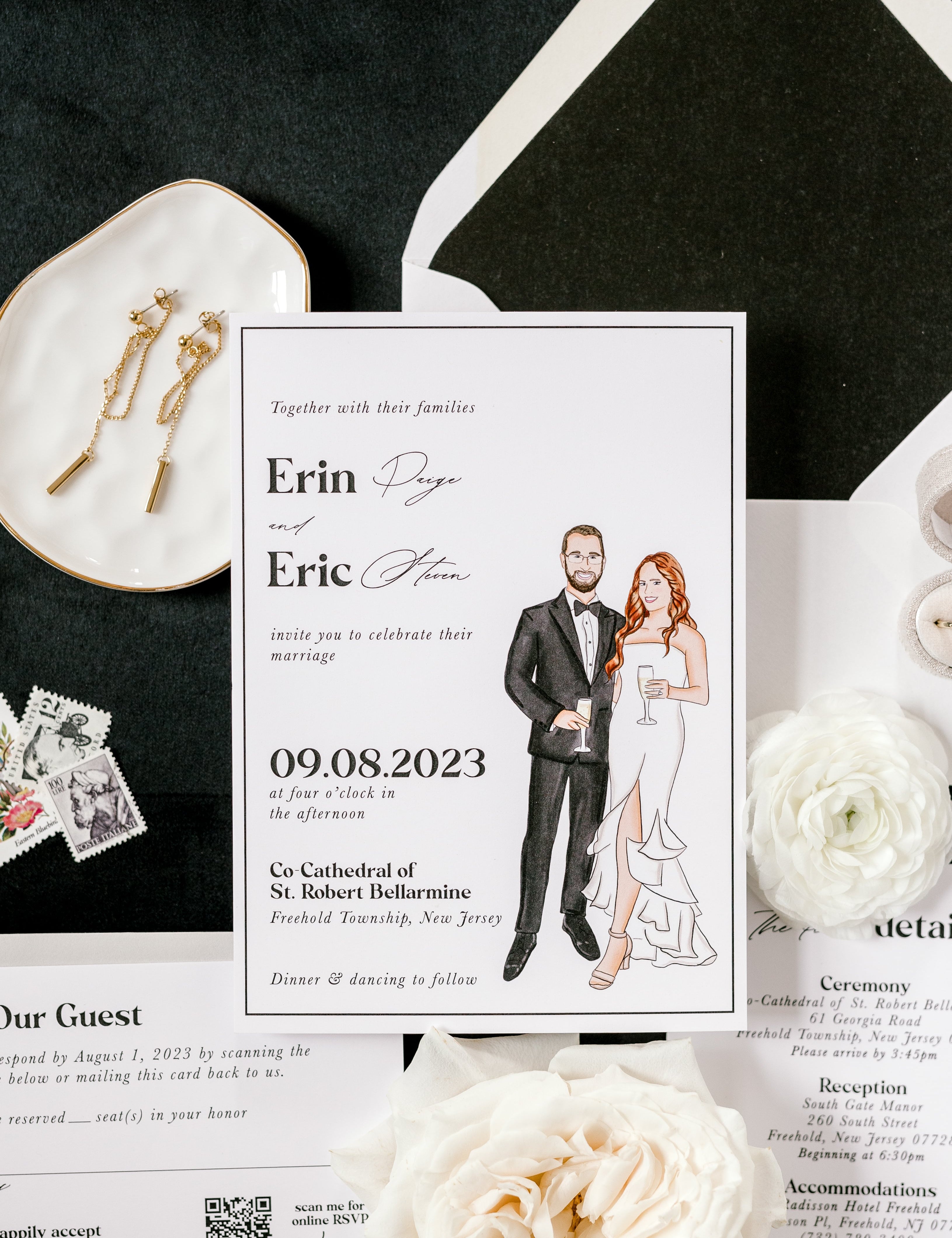 2025 Black and White Wedding Inspiration