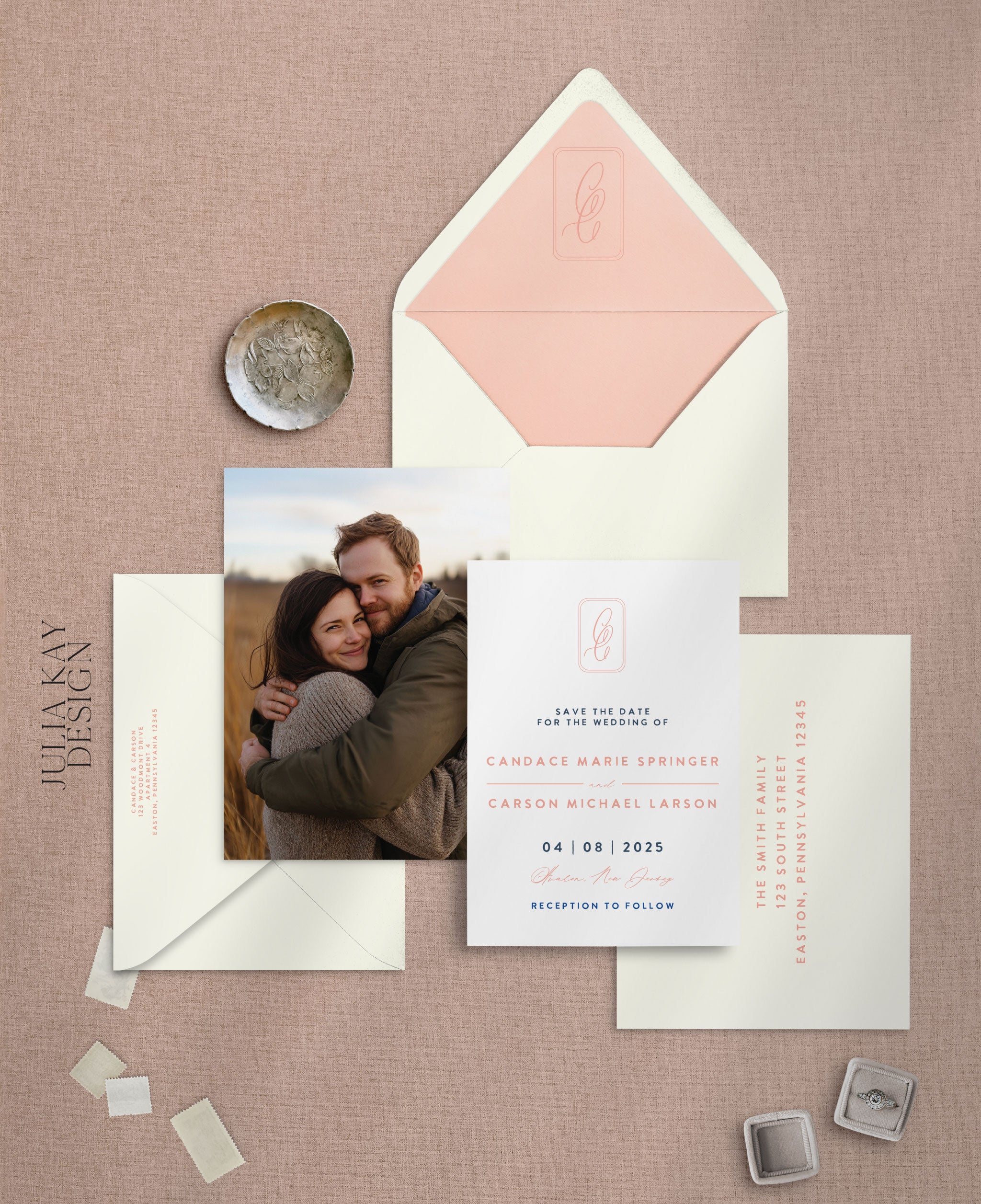Evening Petals Save the Dates