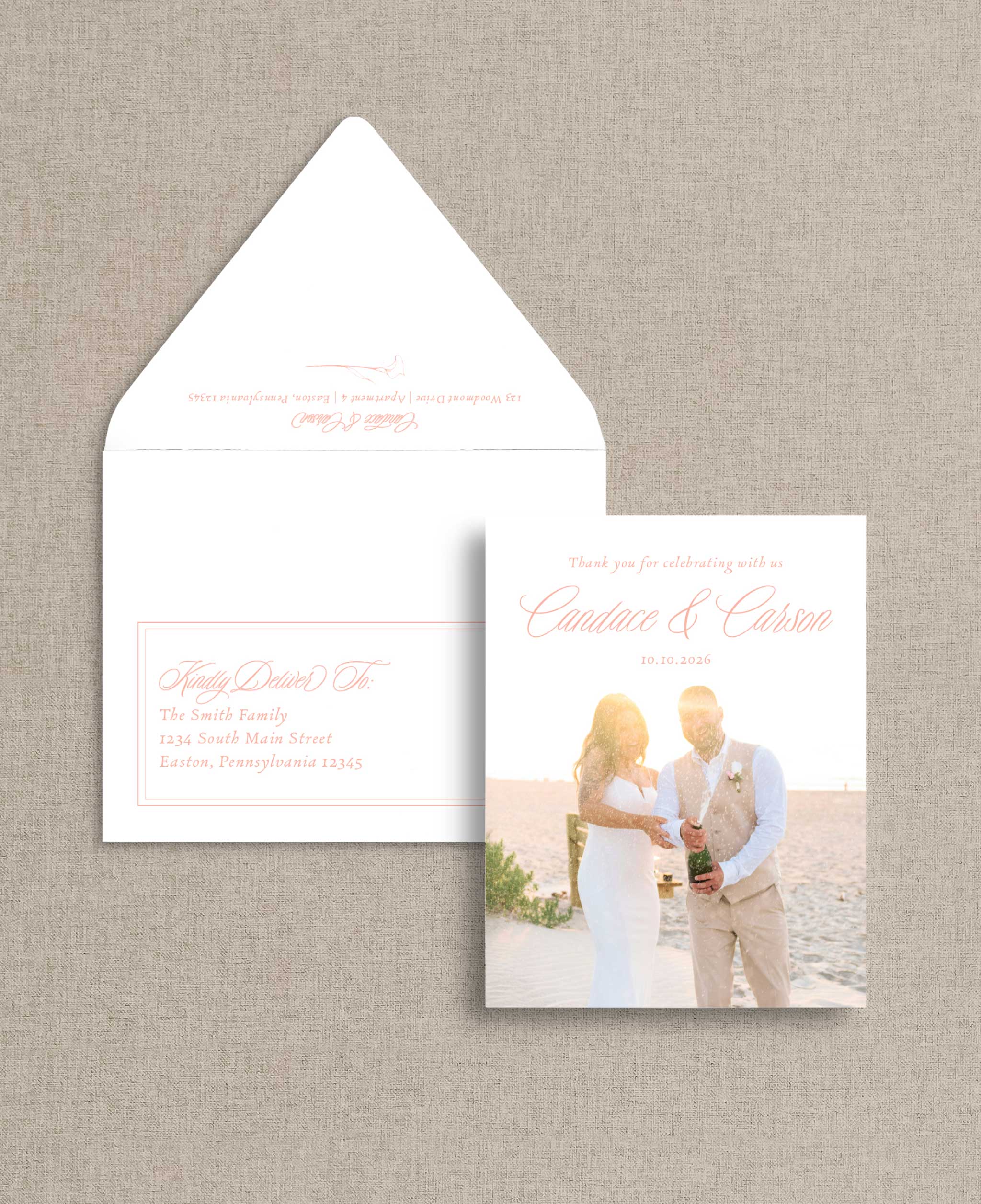 Anthurium Bliss Thank You Cards