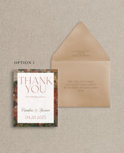 Autumn Elegance Thank You Cards