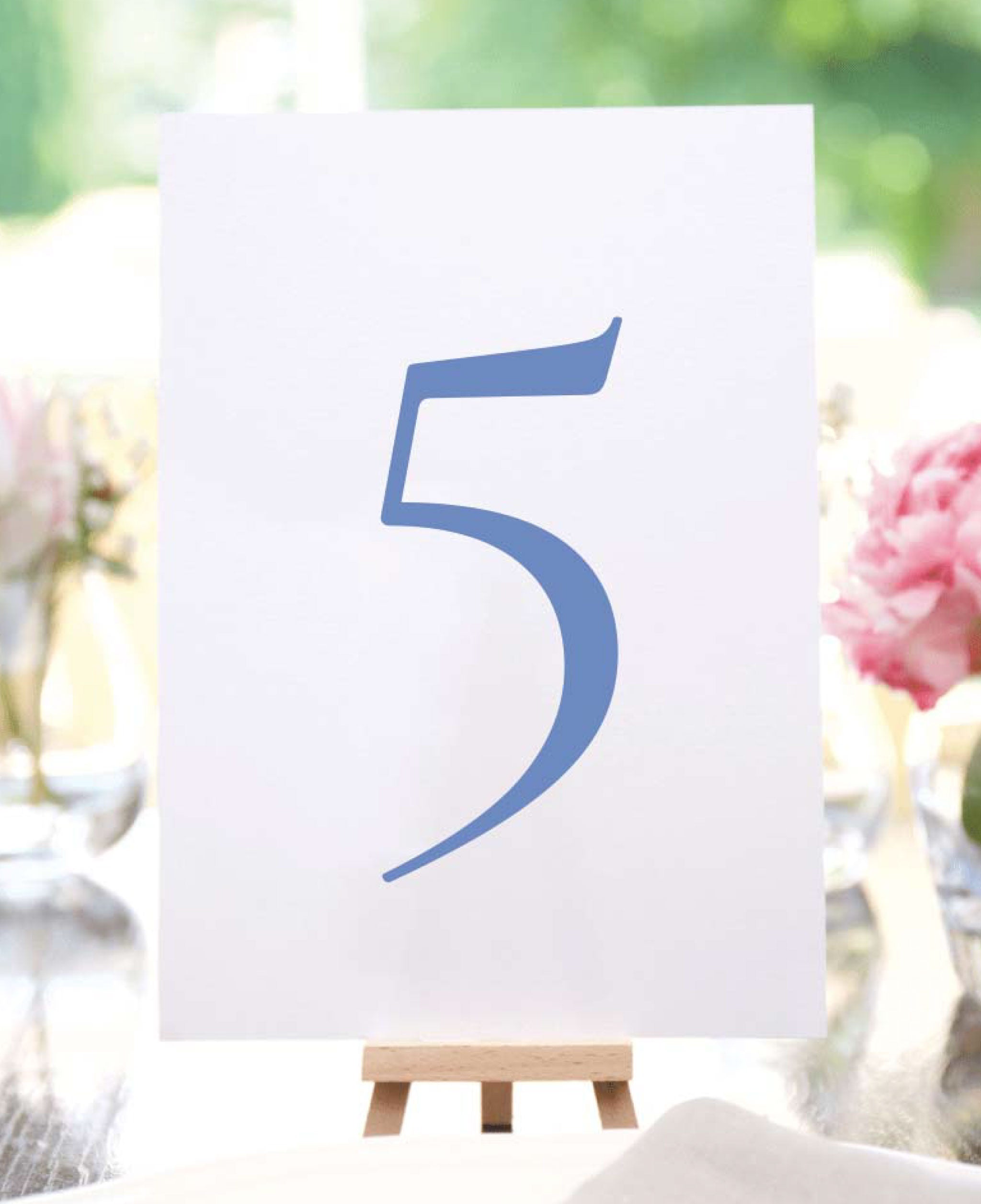 The Jubilee Wedding Table Numbers