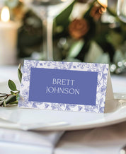Boldly Bright Wedding Escort Cards