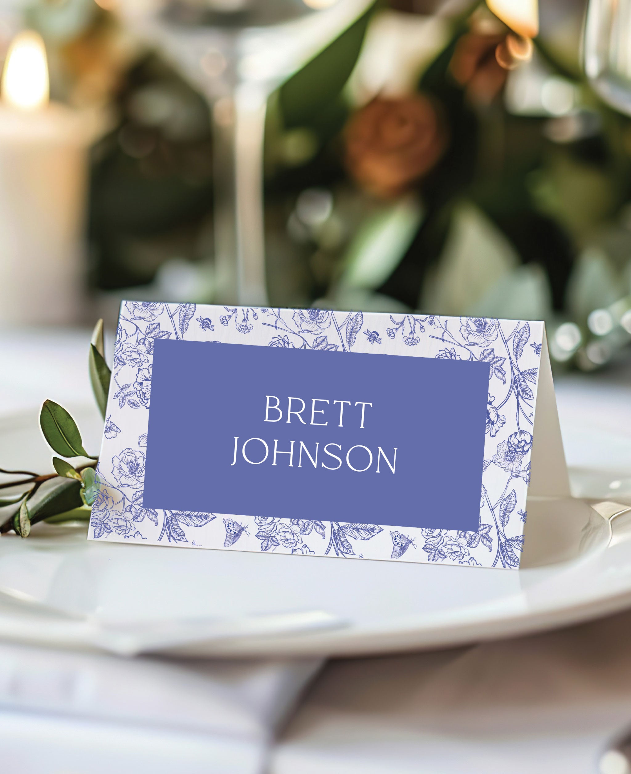 Boldly Bright Wedding Escort Cards