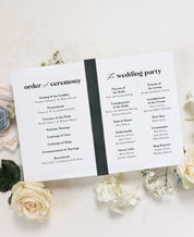 The Keepsake Portrait Wedding Ceremony Program