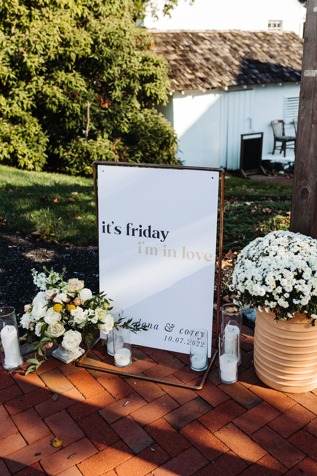 Custom Foam Board Welcome Sign