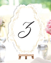 Golden Hour Wedding Table Numbers