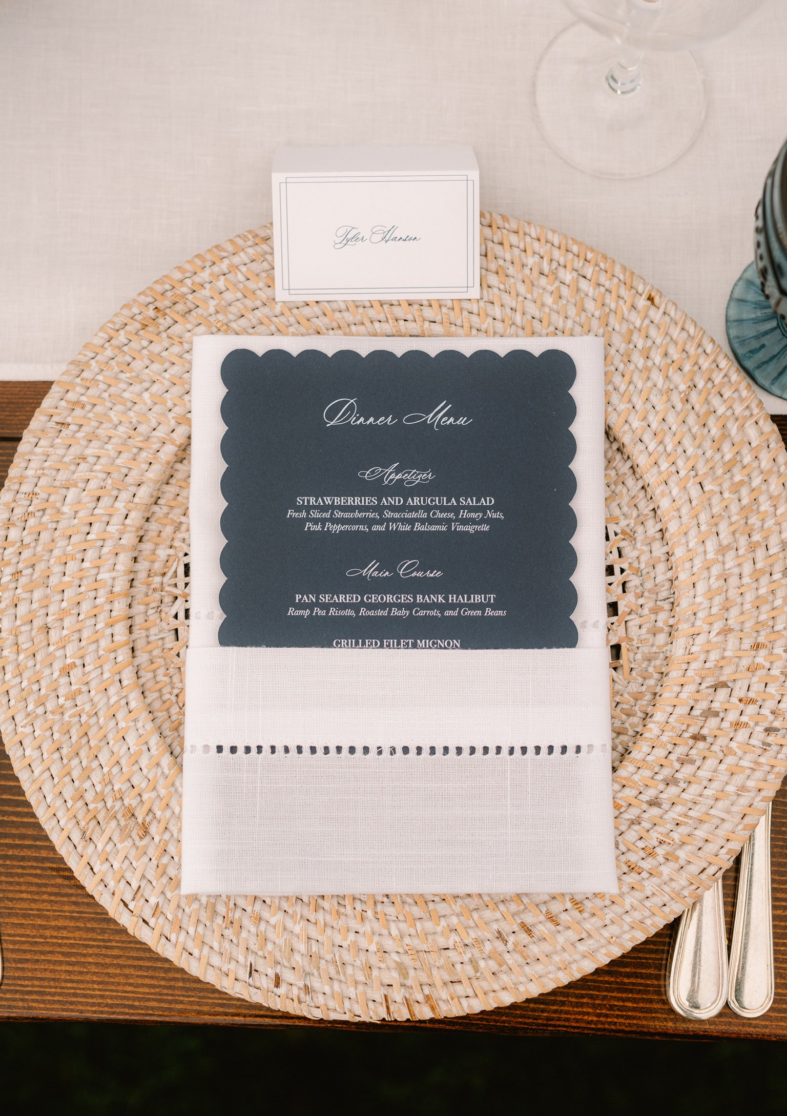 Custom Dinner Menus