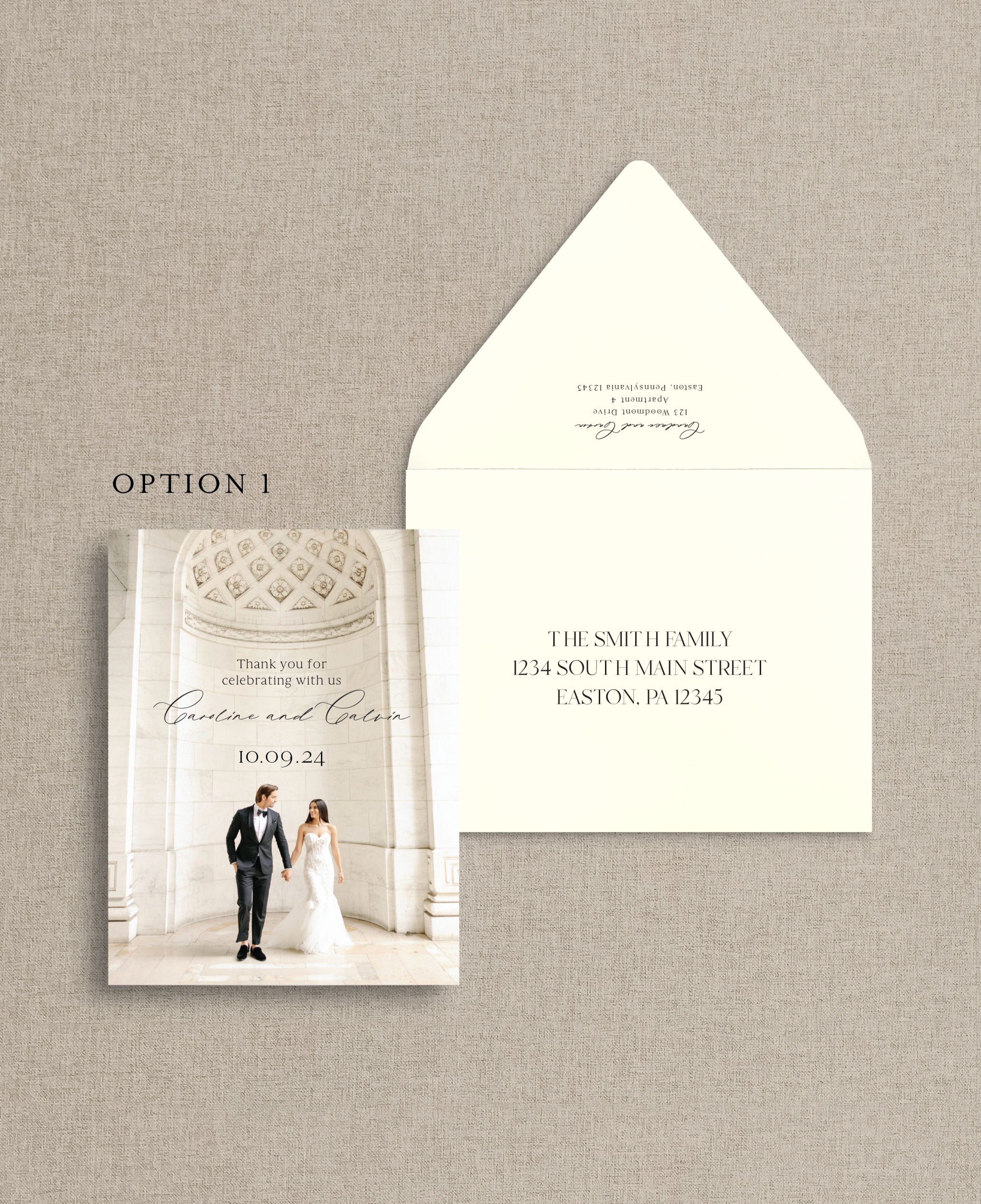 Ink and Ivory Thank You Cards