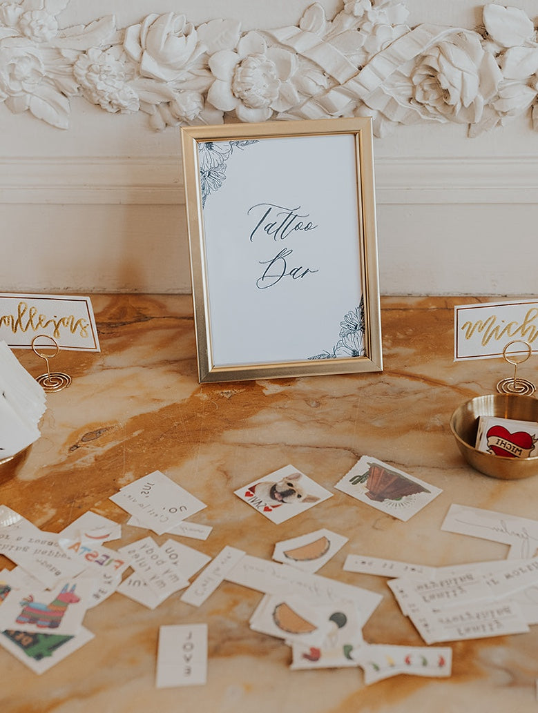 Custom Table Signage