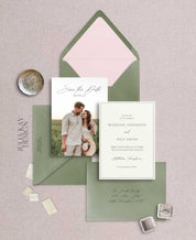 Modern Garden Party Save the Dates