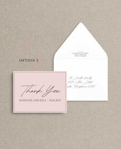 Modern Garden Party Thank You Cards