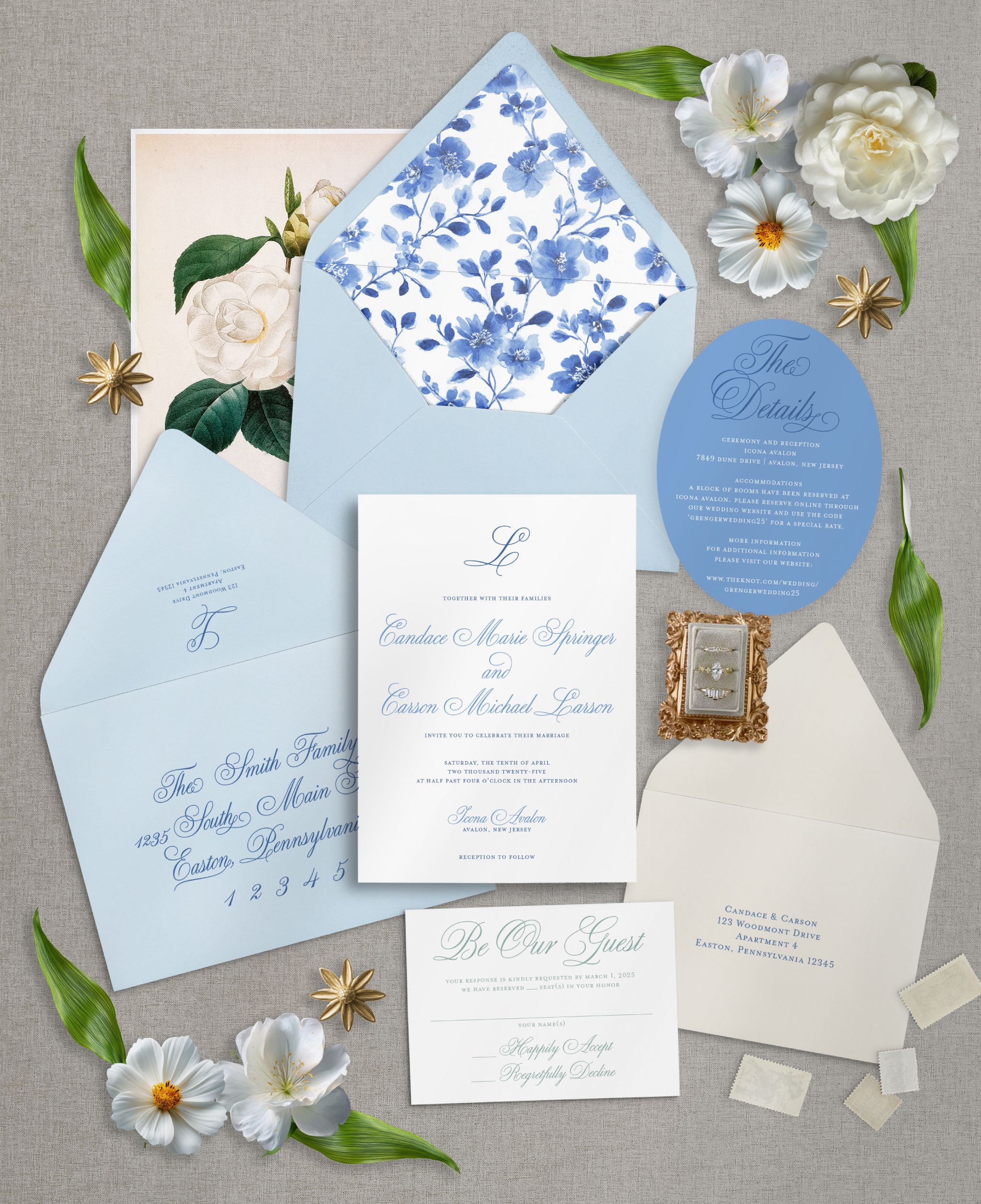 Morningtide Wedding Invitation Set