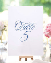 Morningtide Wedding Table Numbers
