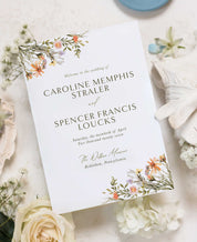 Blossom & Vow Wedding Ceremony Program