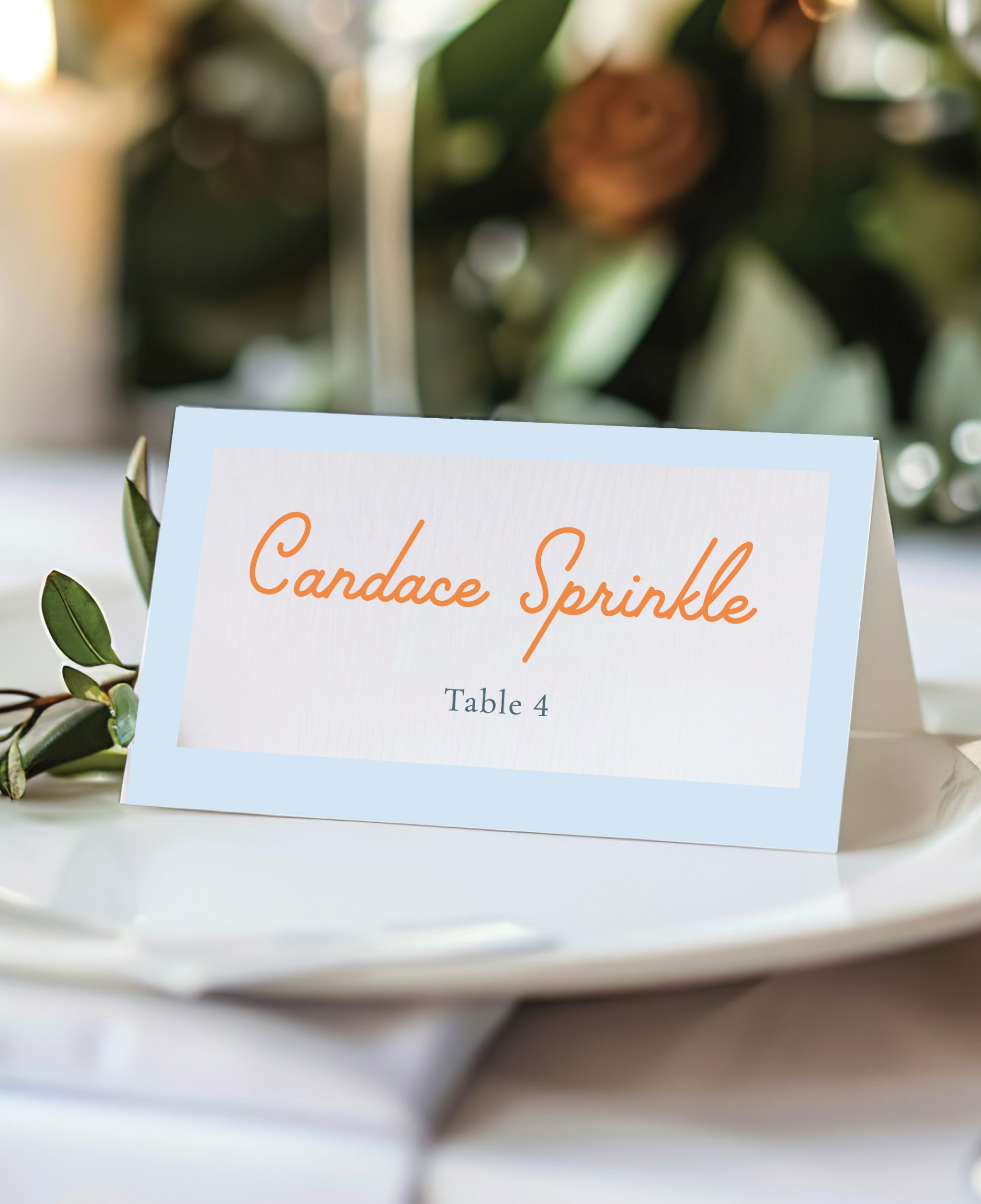 Palm Springs Wedding Escort Cards