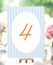 Palm Springs Wedding Table Numbers