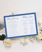 Morningtide Wedding Ceremony Program