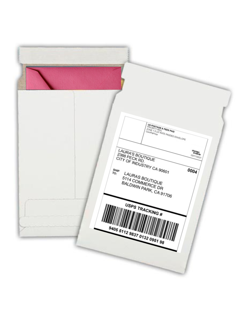 Rigid Mailers + Shipping Labels Add-On