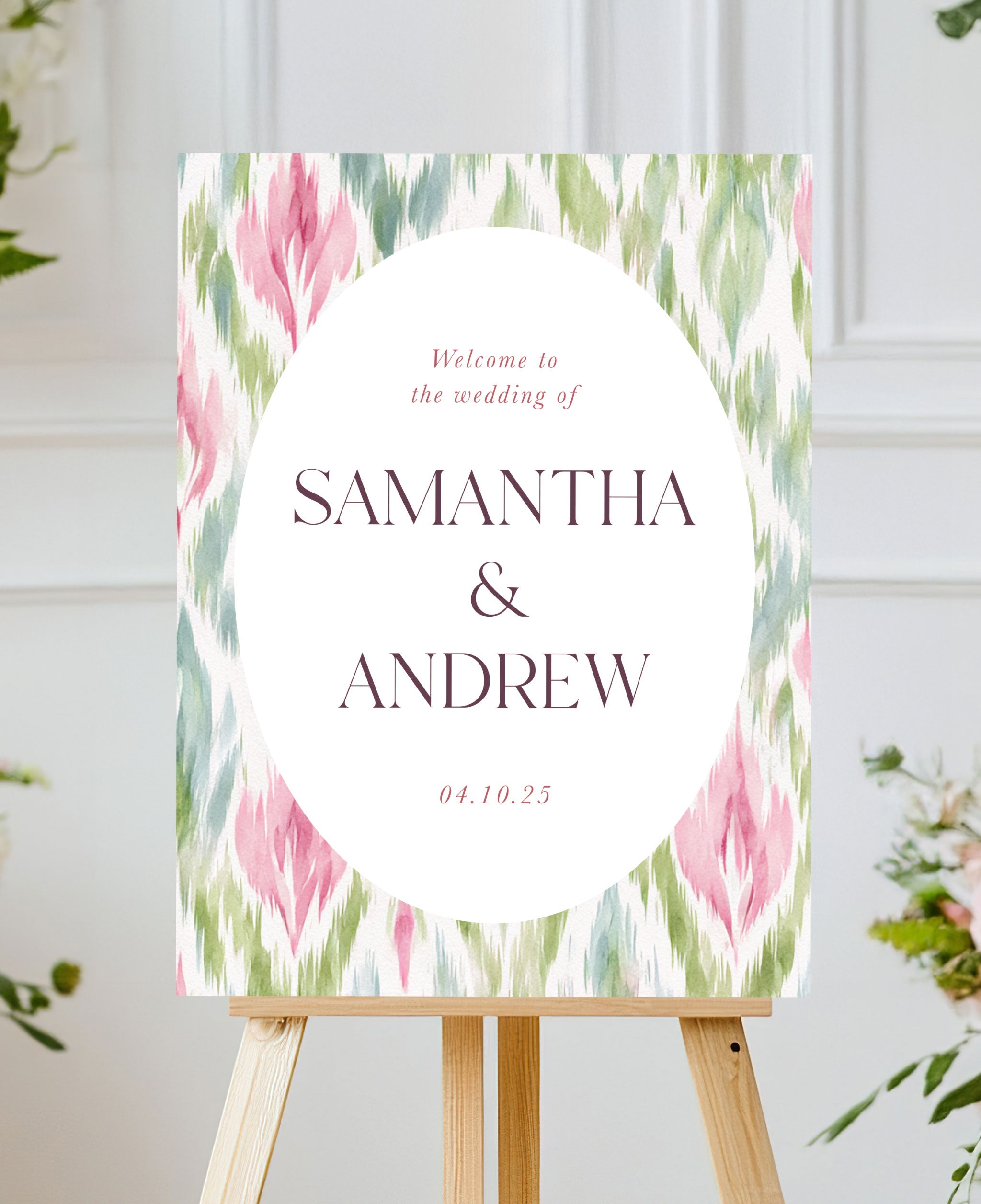 Rosewood Wedding Welcome Sign