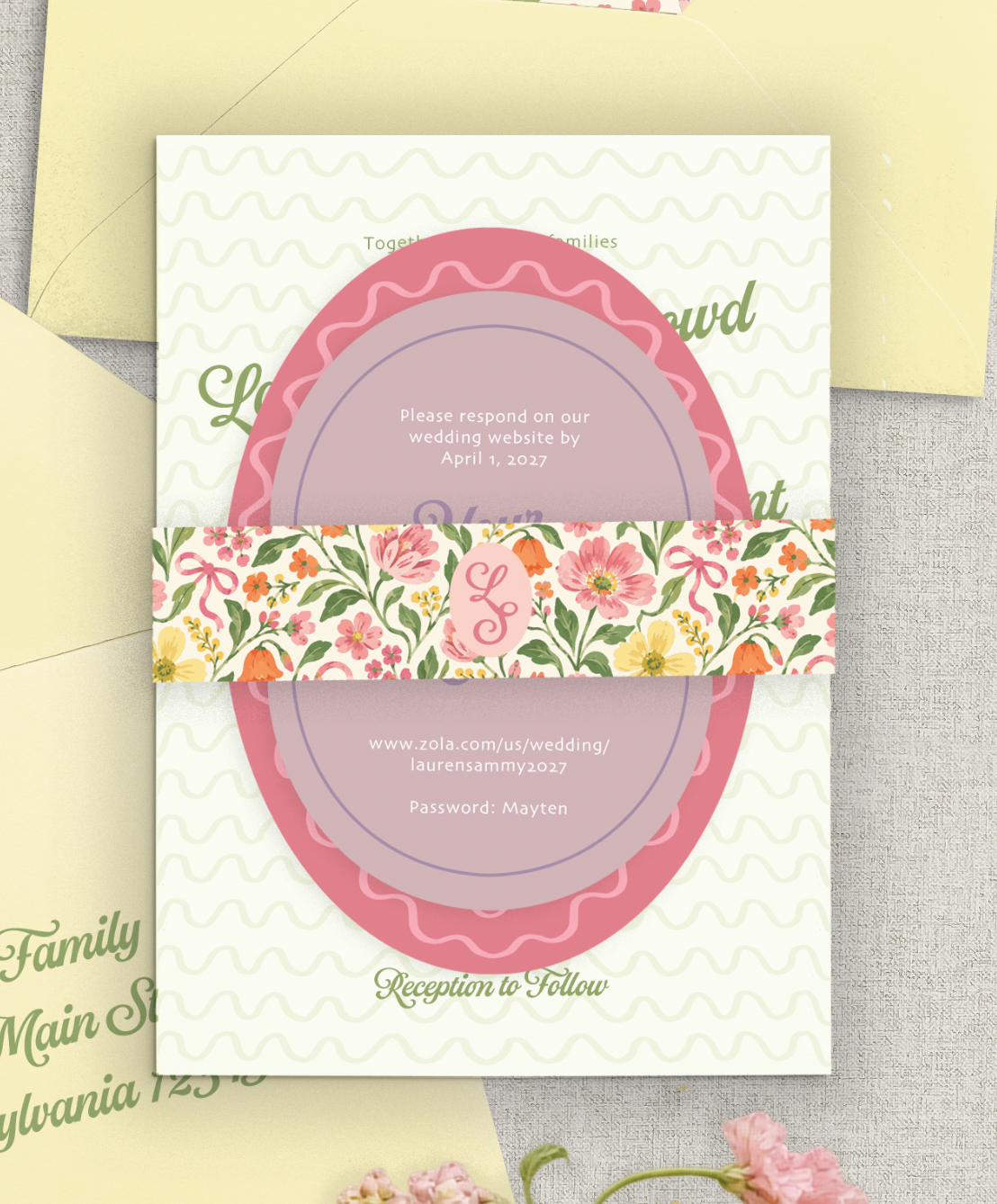The Lolly Wedding Invitation Set