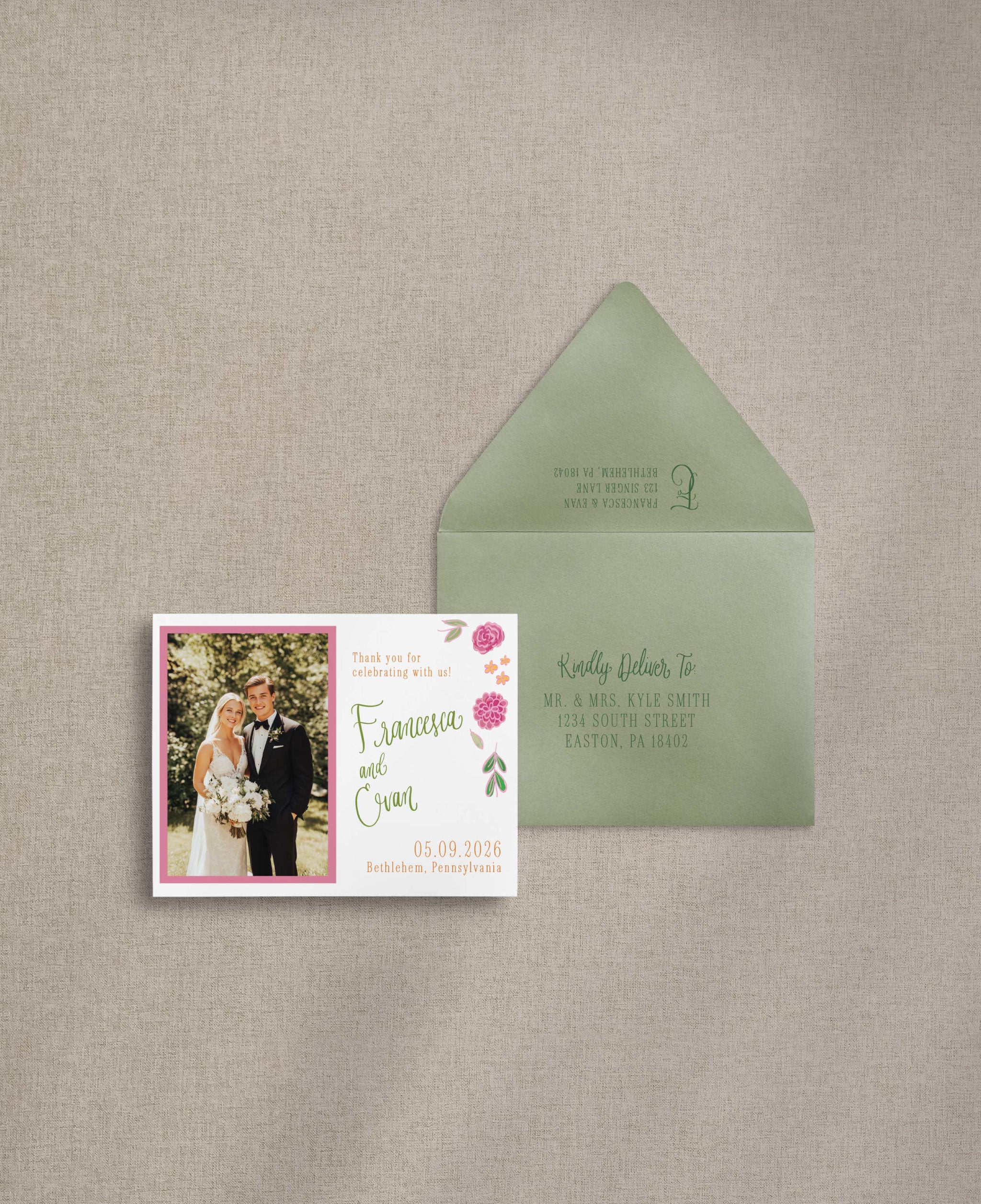 The Poppy Thank You Cards
