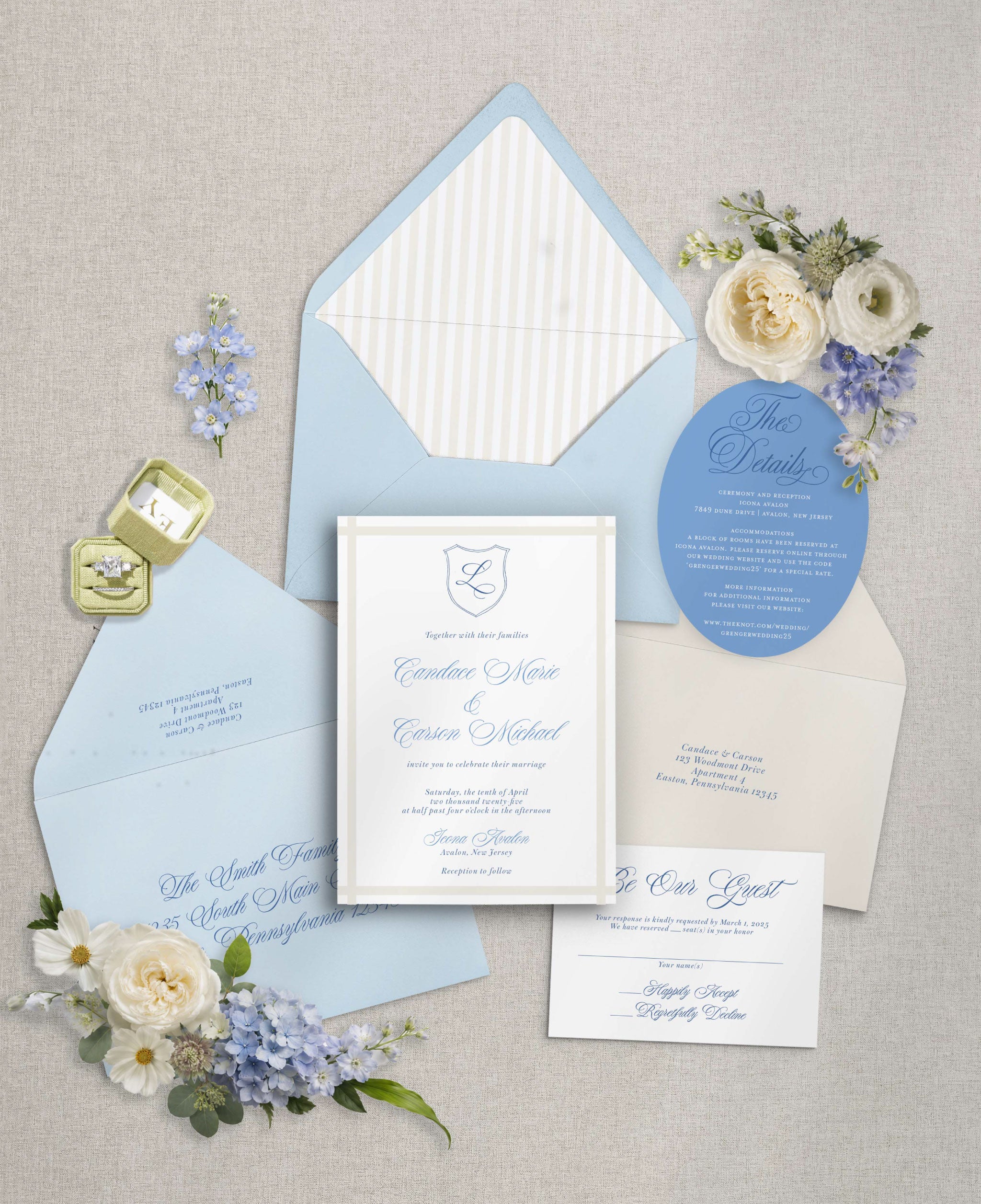 Morningtide Wedding Invitation Set