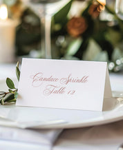 Antique Garden Wedding Escort Cards