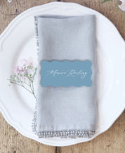 Something Borrowed Something Blue Wedding Escort Cards