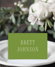 The Poppy Wedding Escort Cards