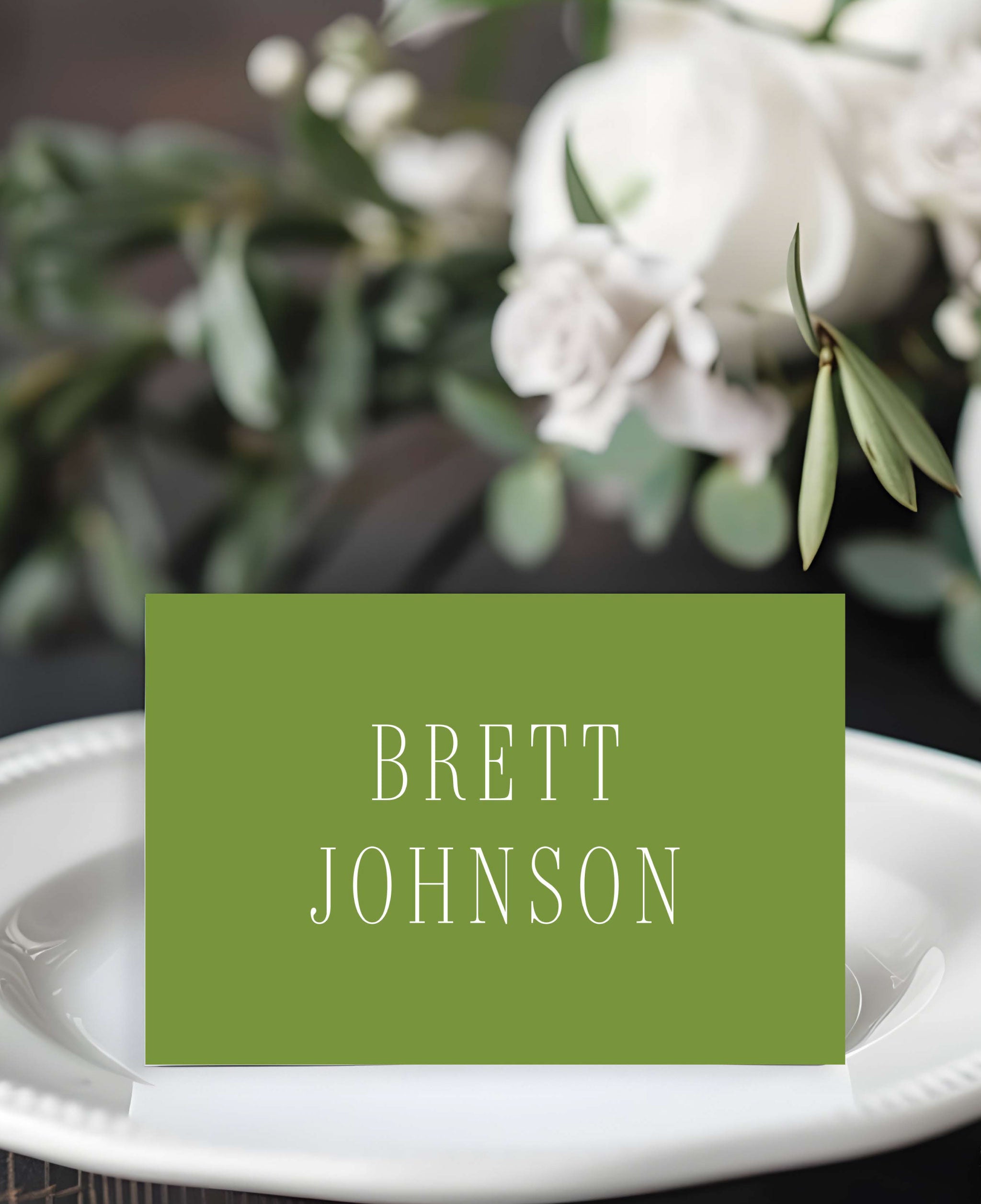 The Poppy Wedding Escort Cards
